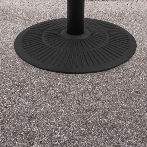 910 Series Cast Iron Table Base Close Up