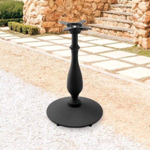 Cast iron round table base