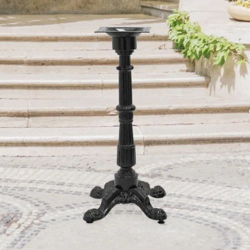 B6C6 Black Ornamental Table Base