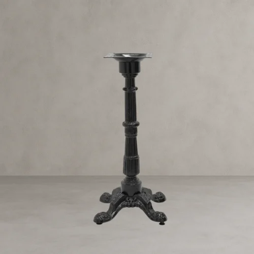 B6C6 Black Ornamental Table Base