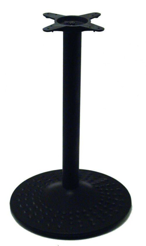 HUMBOLDT H-21220 Powder-Coated Black Finish Cast Iron Base Support Stand with Plated Steel Rod 