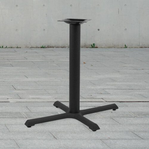 Black 24x30 Inch Oblong SS Series Table Base