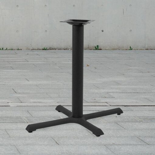 Black 24x30 Inch Oblong SS Series Table Base