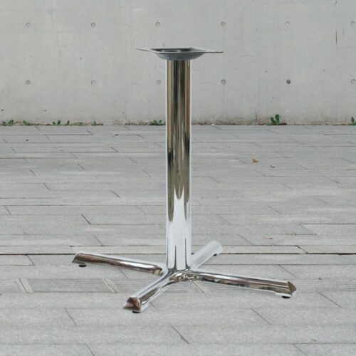 olished Chrome 24x30 Inch Oblong SS Series Table Base