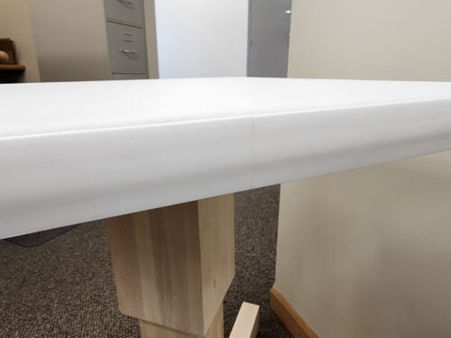 USA Custom Padded Table Top Live Edge View