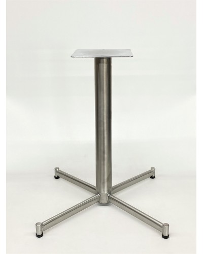 30" Cross Stainless Steel Table Base