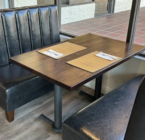 Beechwood Dark Walnut Finish Live