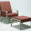 Cortland Cushion Spring Lounge Chair and Ottoman