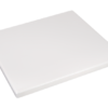 Square White Resin Outdoor Table Top
