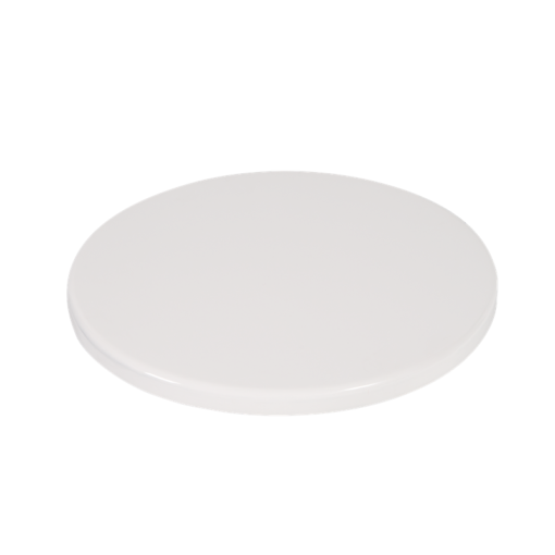 Round White Resin Outdoor Table Top