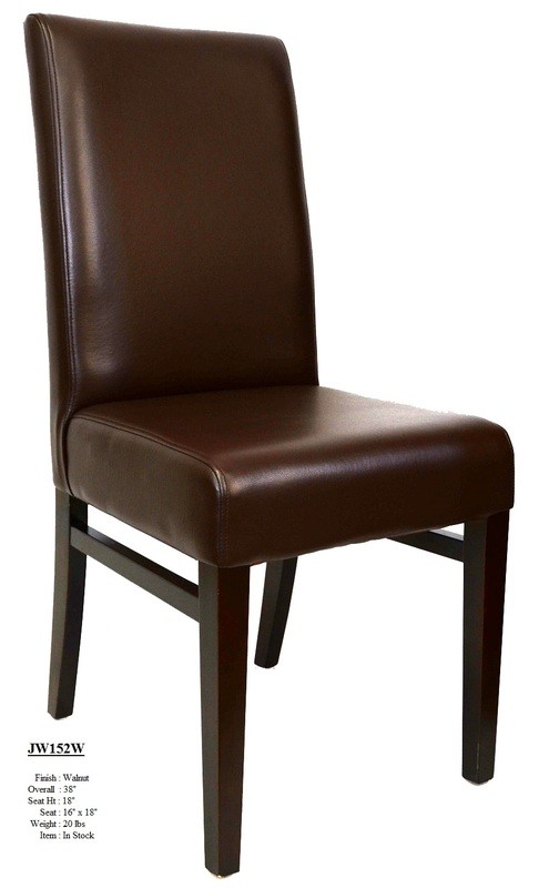 Rubberwood Dining Chair JW152 Walnut