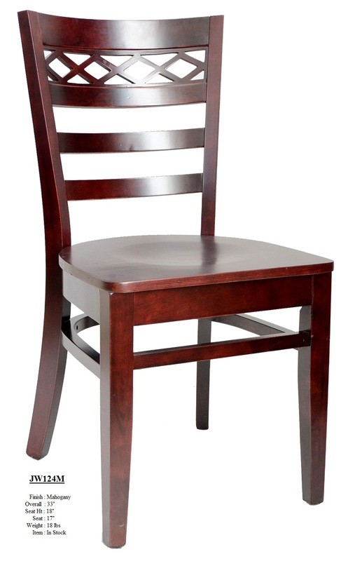 Wood Chair JW124 Mahogany