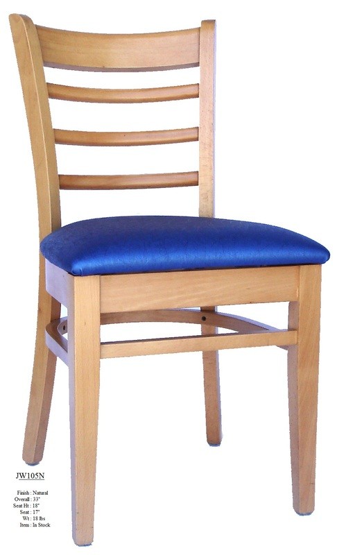 Wood Restaurant Chair JW105 Natural