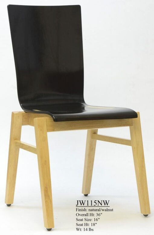 Wooden Chair JW115 Natural Walnut