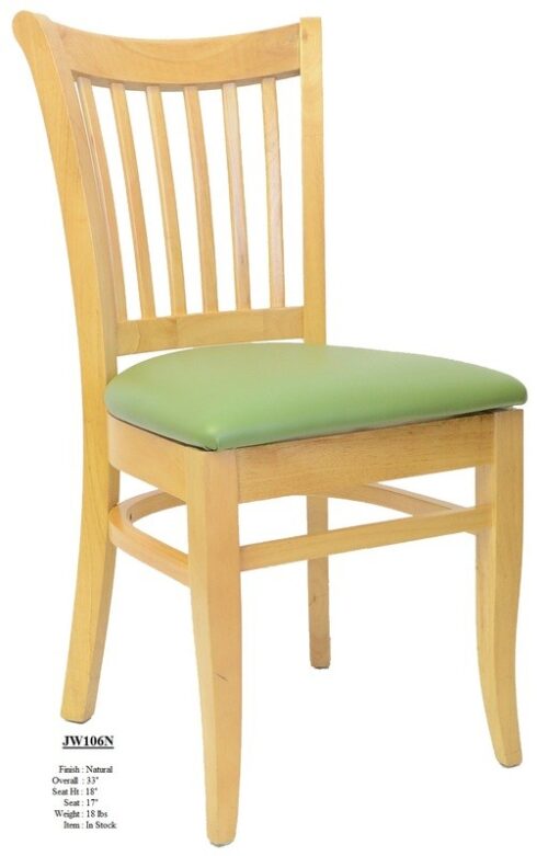 Wooden Side Chair JW106 Natural