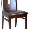 Wooden Side Chair JW145 Walnut
