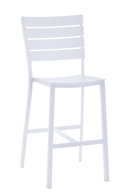 White Steel Outdoor Bar Chair OF-33-BS-ER