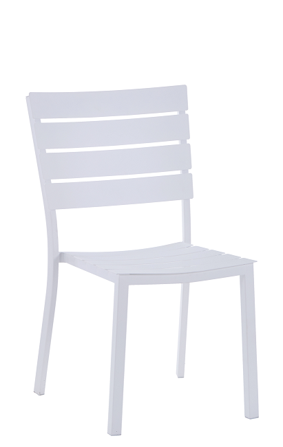 White Steel Outdoor Chair OF-33-ER