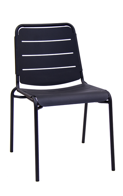 Black Steel Outdoor Side Chair OF-34-ER