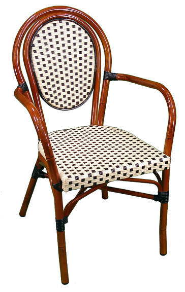 Parisienne Armchair Ivory and Black