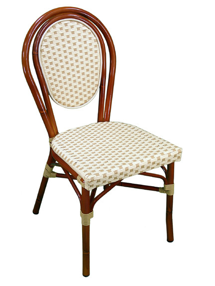 Parisienne Side Chair Ivory and Honey
