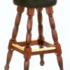 Wooden Bar Stool with Cushion