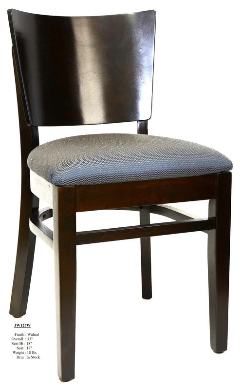 Wooden Restauant Chair JW130 Walnut