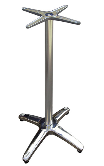 Econox 4 Bar Height Stainless Steel Table Base