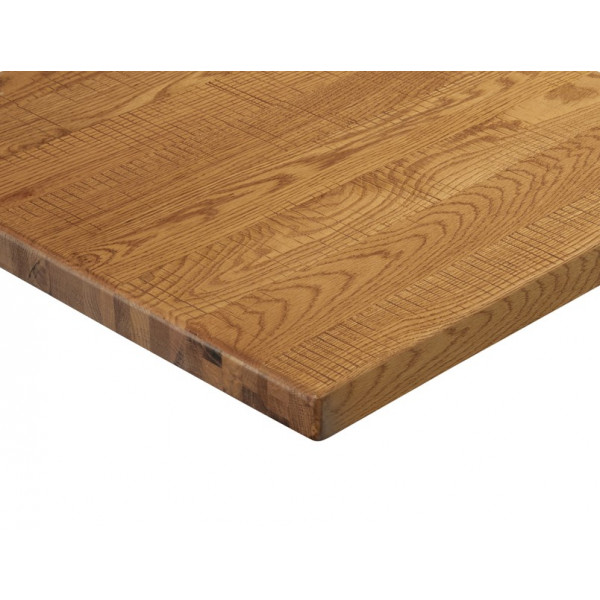 schotel Installeren galerij In Stock 1.5" Thick Distressed American Red Oak Table Tops - Bistro Tables  & Bases