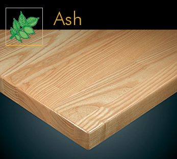 Solid Planked Ash Table Tops