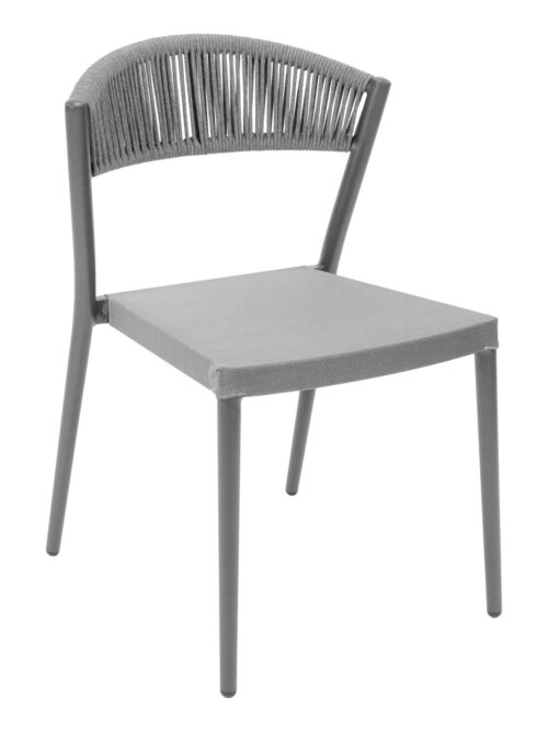 Aluminum Rope Back Chair