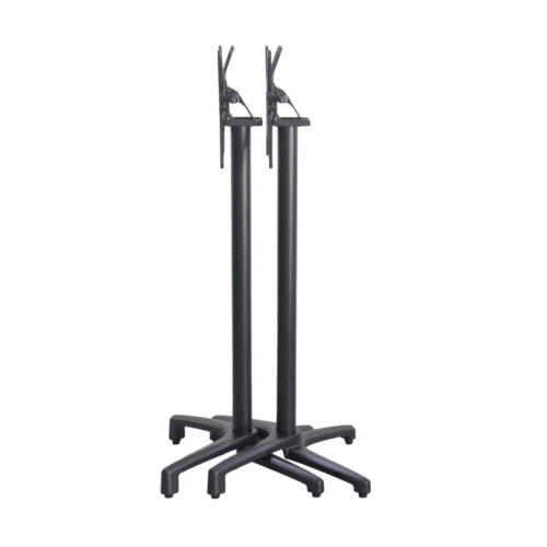 Bar Height Folding Table Base with Bag Hook