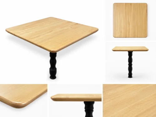 Beechwood Natural Finish Planked Table Top