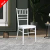Aluminum Banquet Dining Chair (White)