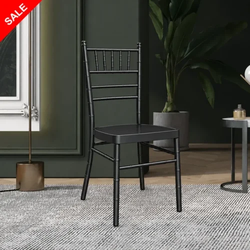 Aluminum Banquet Dining Chair (Black)