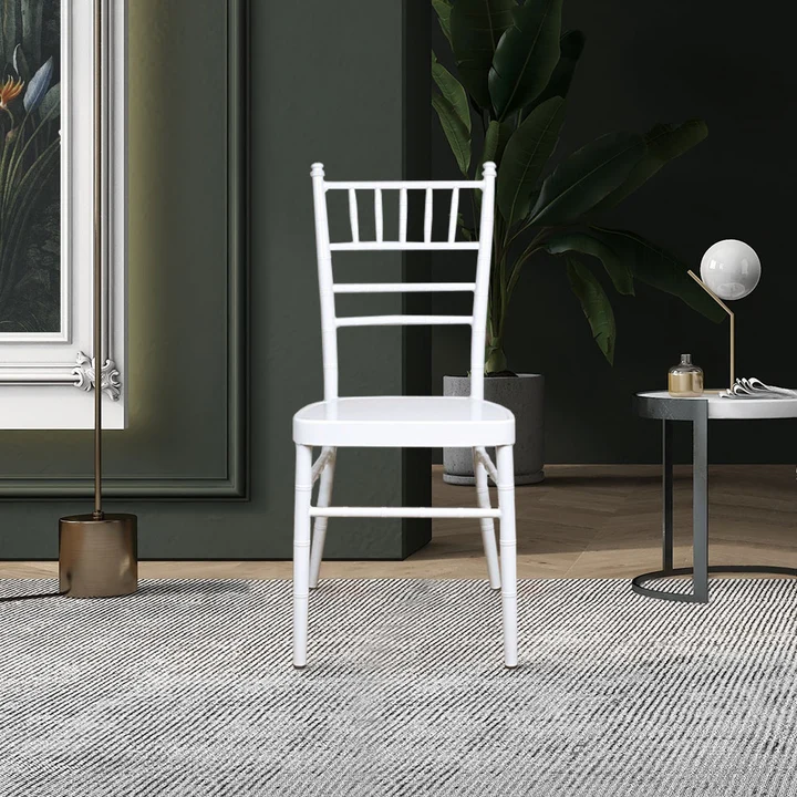 Aluminum Banquet Dining Chair (White)