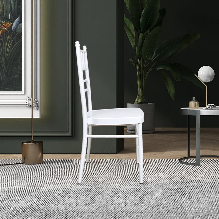 Aluminum Banquet Dining Chair (White)