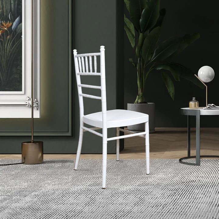 Aluminum Banquet Dining Chair (White)